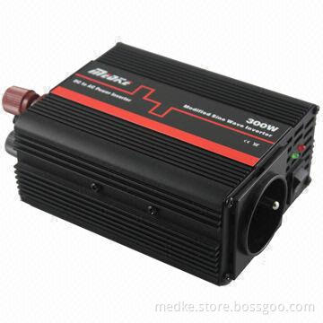 24V DC to 120V AC Car Power Inverter/Converter, 300W DC/AC, 50 or 60Hz Frequency